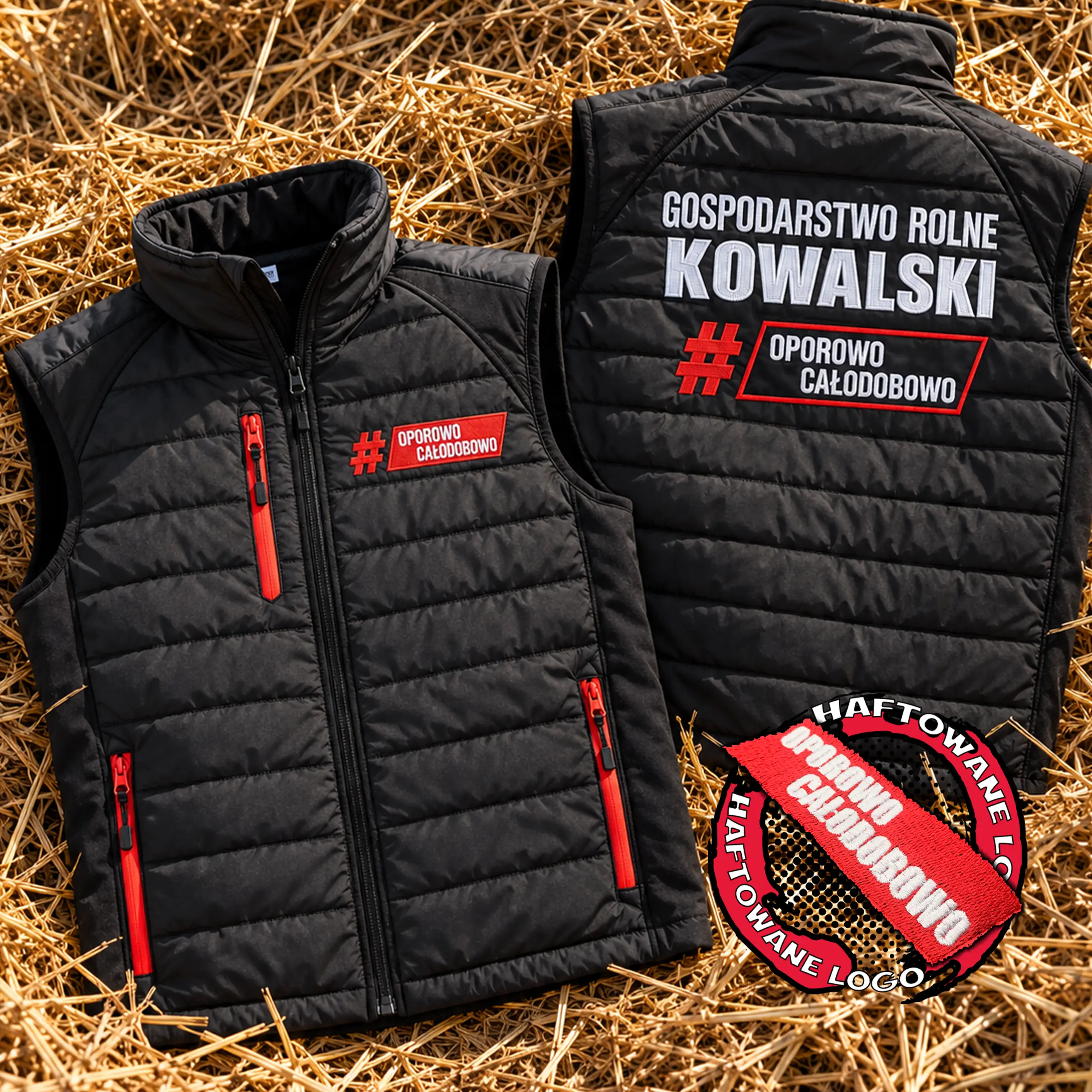 Kamizelka #OPOROWO CAŁODOBOWO PREMIUM EKO