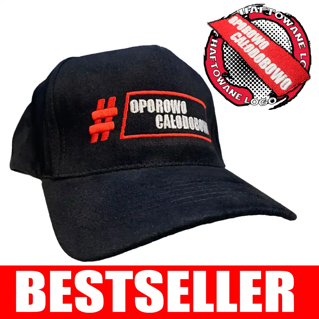 CZAPKA Z DASZKIEM #OPOROWO CAŁODOBOWO