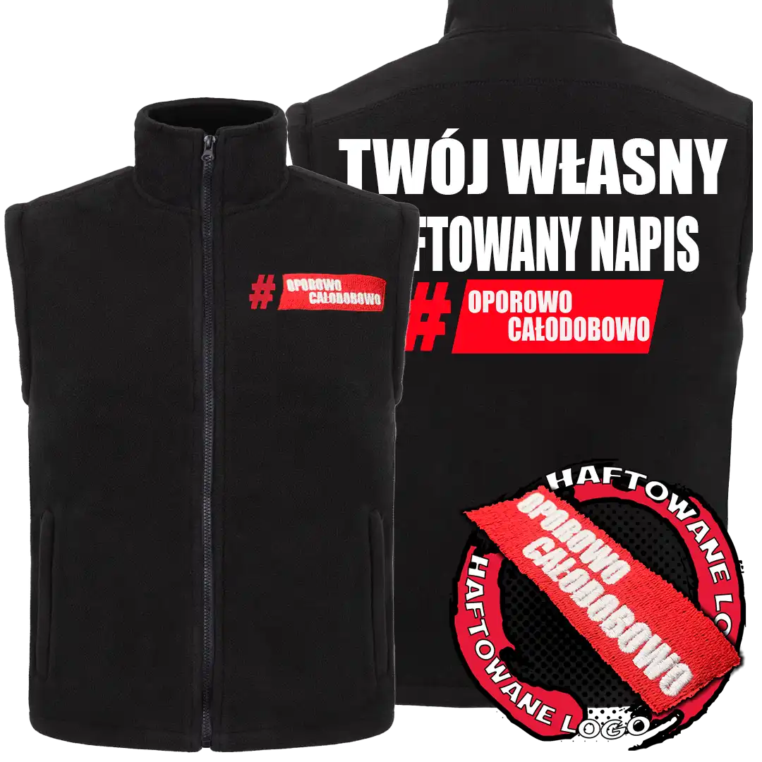 BEZRĘKAWNIK OPOROWOCAŁODOBOWO HAFT