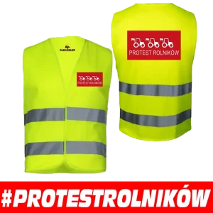 Kamizelka odblaskowa protest rolników