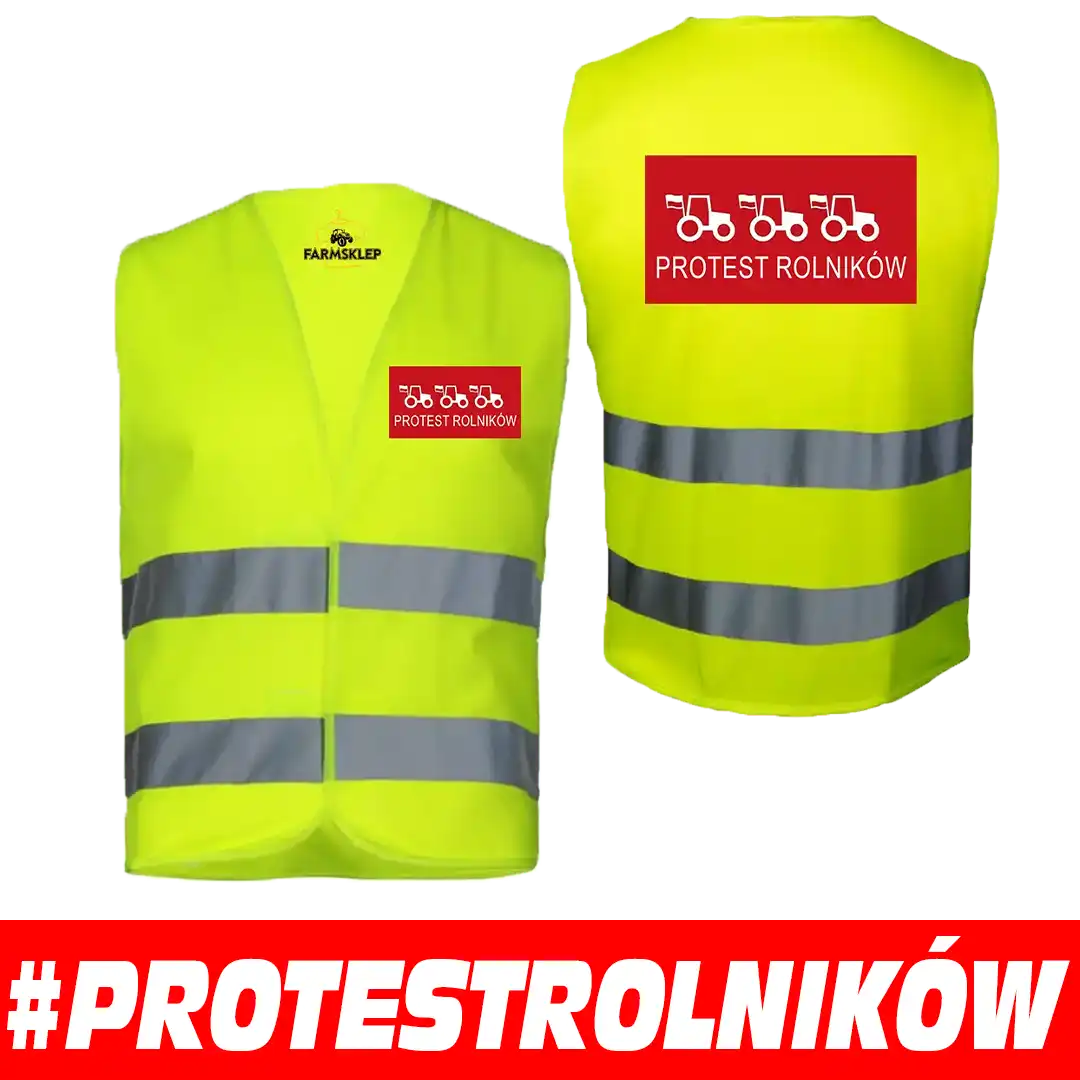 Kamizelka odblaskowa protest rolników
