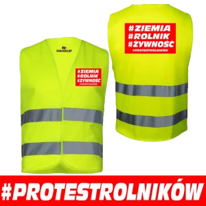 Kamizelka odblaskowa protest rolników