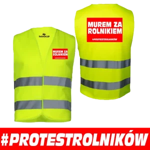 Kamizelka odblaskowa protest rolników