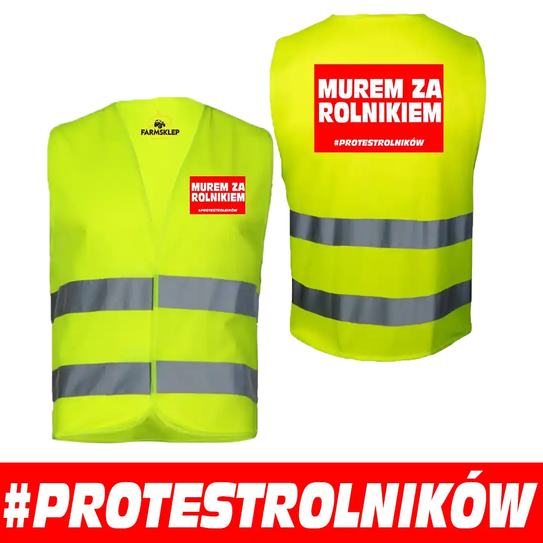 Kamizelka odblaskowa protest rolników