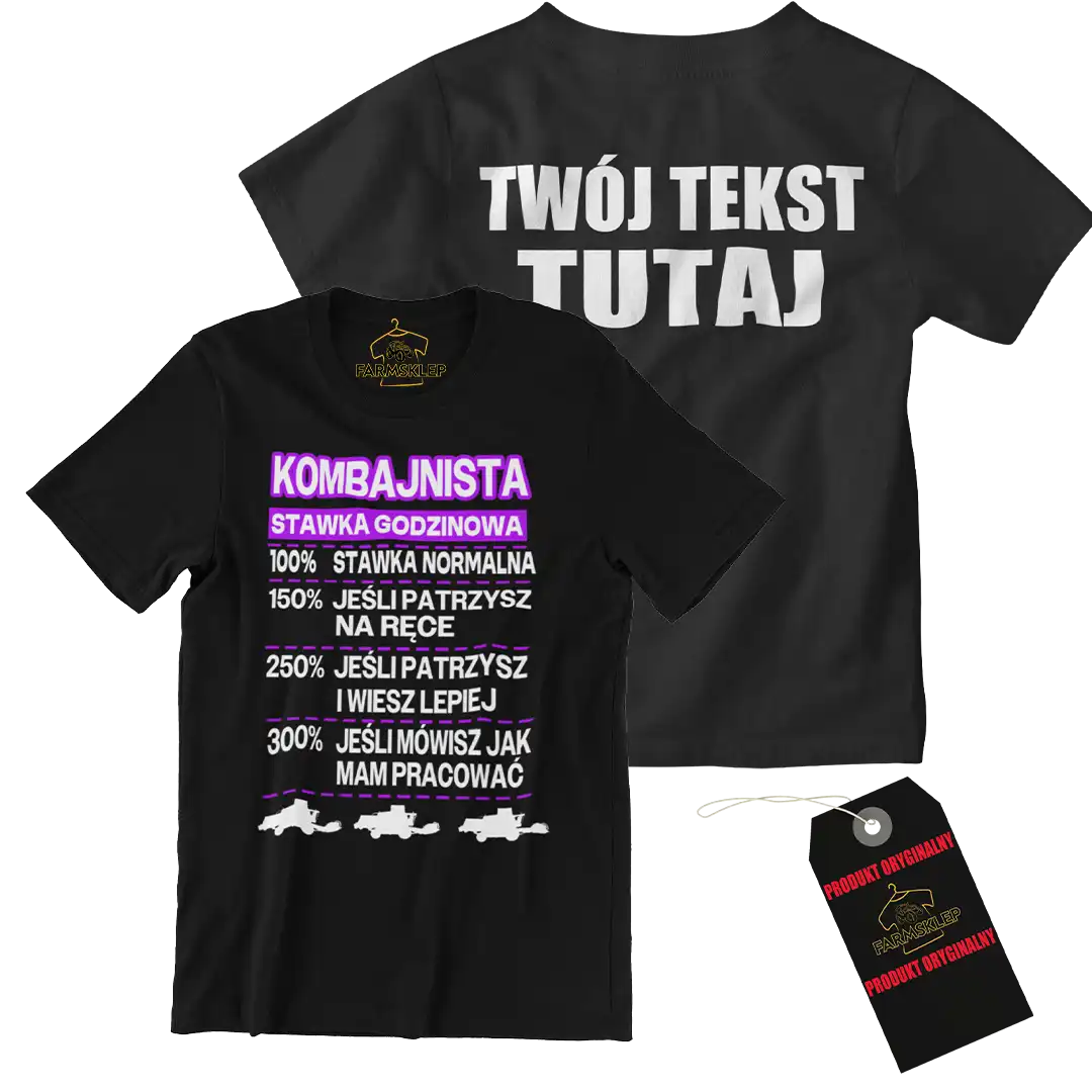 Koszulka kombajnista cennik usług