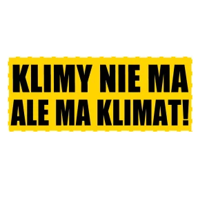 Naklejka klimy nie ma ale ma klimat
