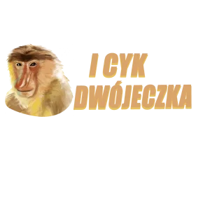 Naklejka i cyk dwójeczka janusz nosacz