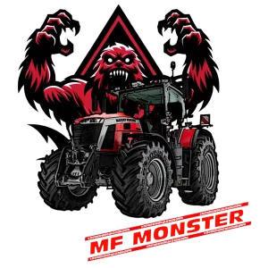 Naklejka Massey Ferguson MF power