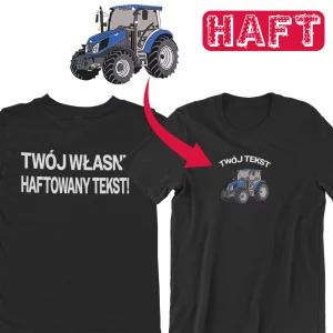 Koszulka new holland haft