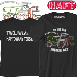 Koszulka claas jaguar tu nie ma miękkiej gry HAFT