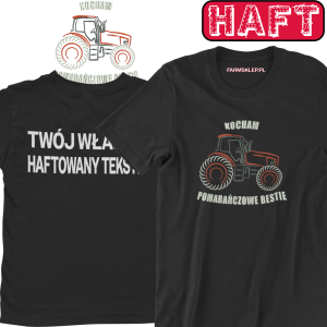 Koszulka kubota- kocham pomarańczowe bestie HAFT