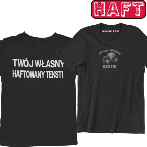 Koszulka new holland tm - kocham niebieskie bestie HAFT