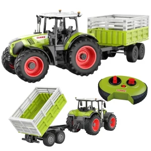 Zdalnie Sterowany Traktor Claas Arion 660 z przyczepą Zestaw 1:24