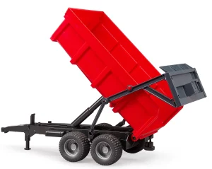 Przyczepa wywrotka z automatyczną klapą czerwona 1:16 BRUDER