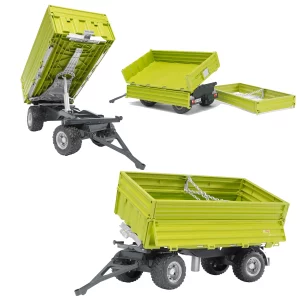 Przyczepa Fliegl wywrotka z podwyższanymi burtami 1:16 BRUDER