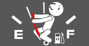 Naklejka na zbiornik paliwa