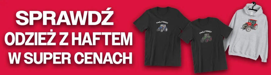 Odzież rolnicza z haftem