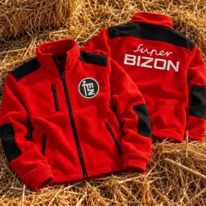 Polar bizon super+ logo BIZON SUPER na plecach HAFT