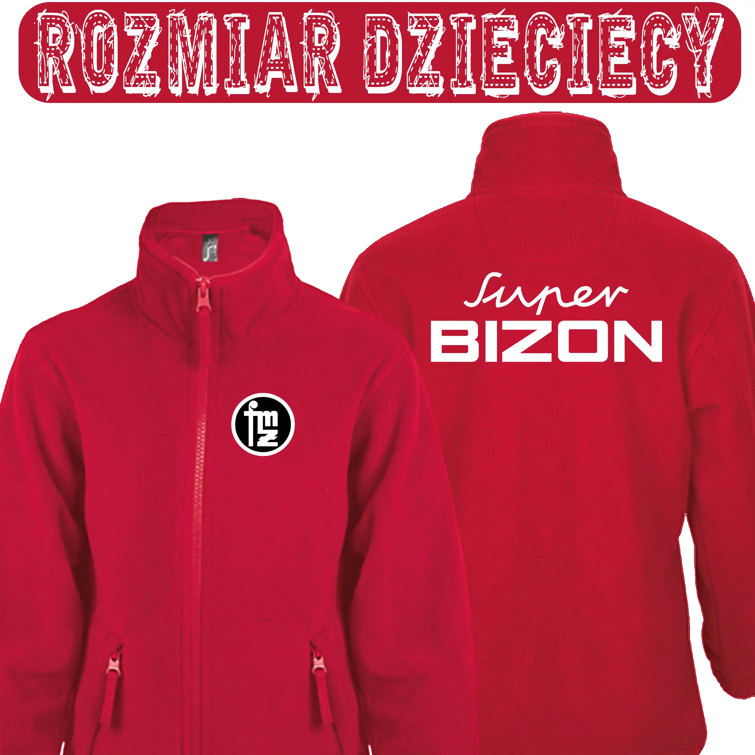 Polar bizon super+ logo BIZON SUPER na plecach HAFT - obrazek 2