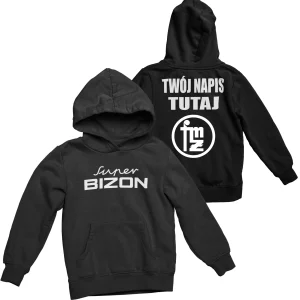 Bluza bizon super+ logo fmż na plecach