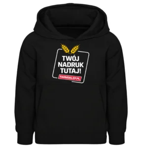 Dziecięca bluza z kapturem z własnym nadrukiem lub haftem | KREATOR