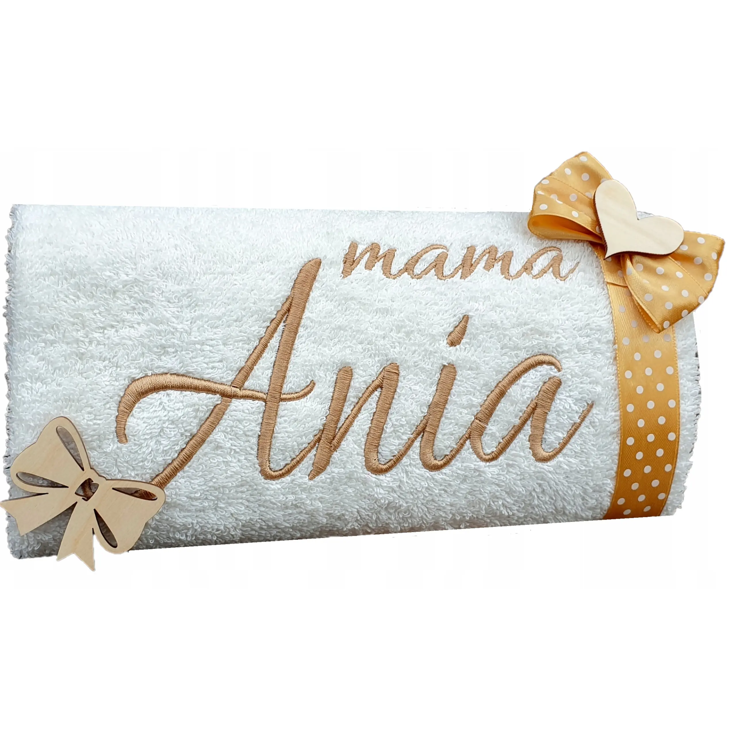 Ręcznik z własnym haftem 50x100cm| KREATOR - obrazek 4