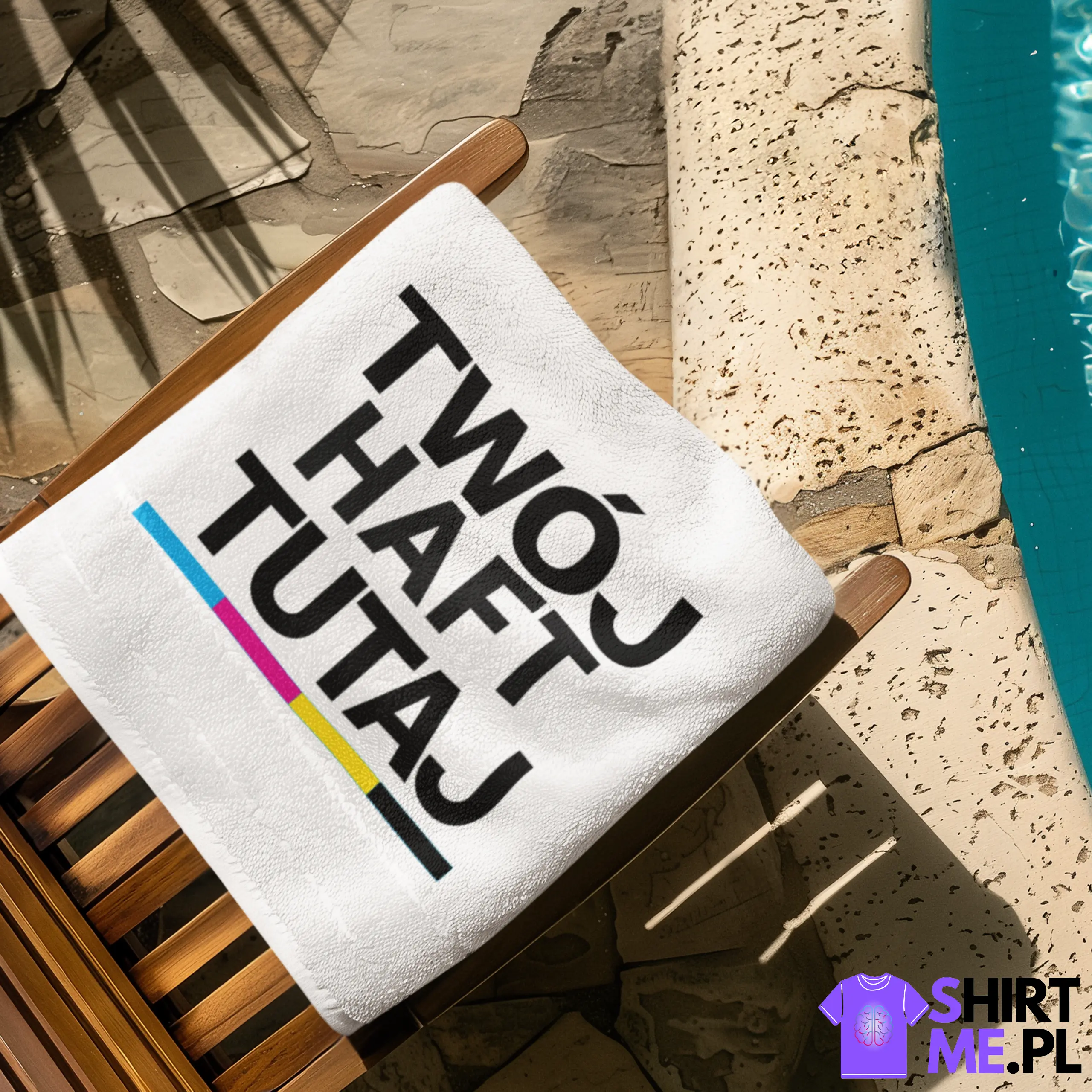 Ręcznik z własnym haftem 50x100cm| KREATOR - obrazek 3