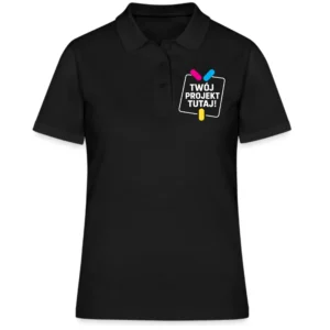 Koszulka polo damska z własnym nadrukiem lub haftem PREMIUM POPL 200