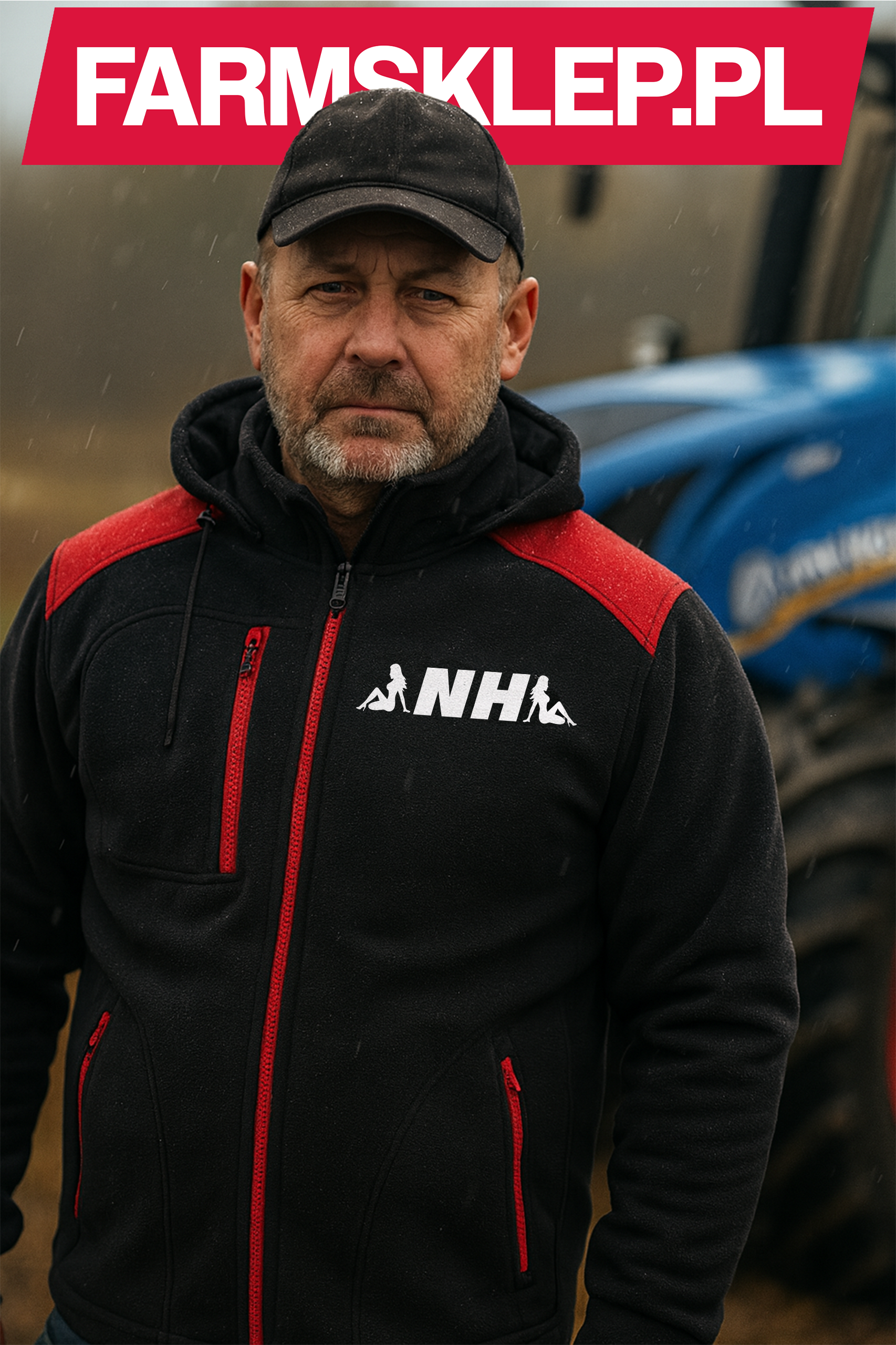 Mikołaj w polarze rolniczym – prezent dla rolnika