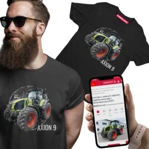 Koszulka z własnym zdjęciem ciągnika rolniczego | Personalizowana #001