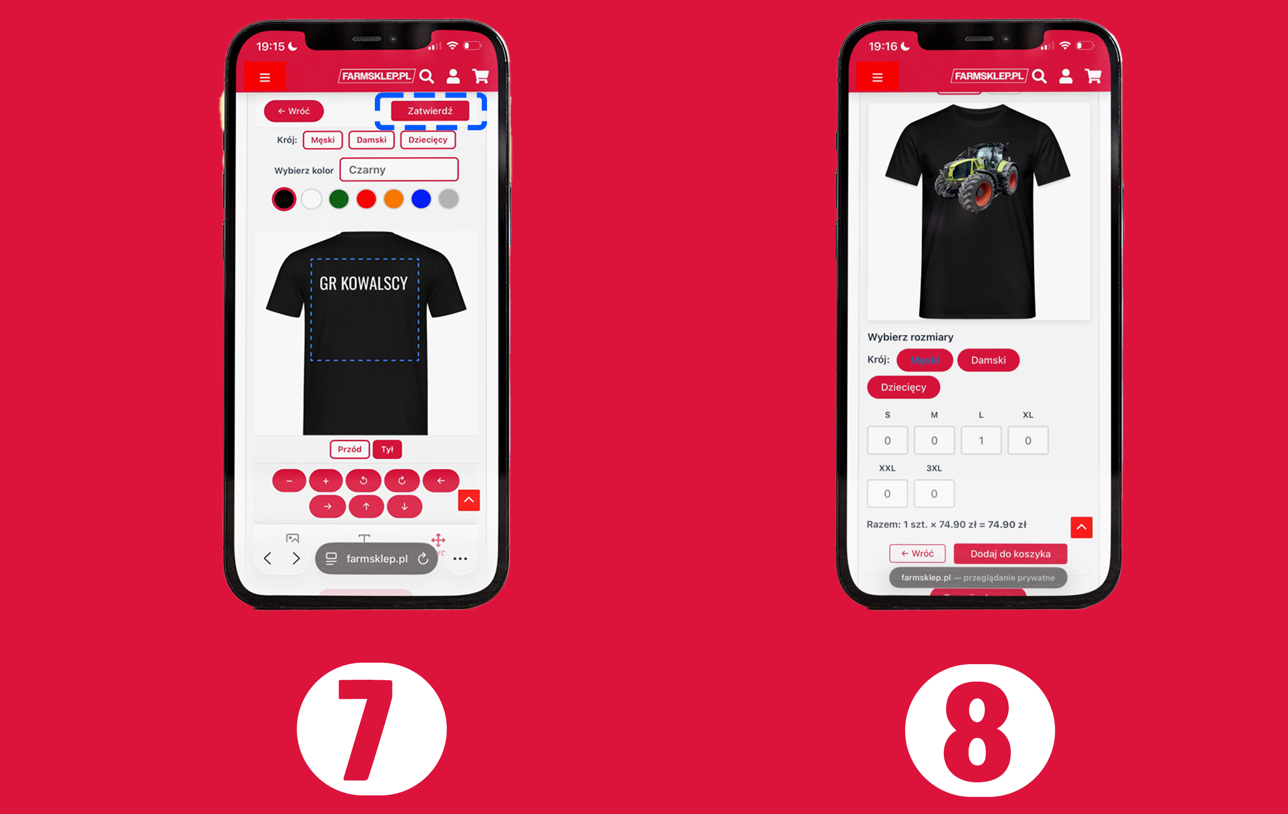 Kreator personalizer — kroki 7 i 8