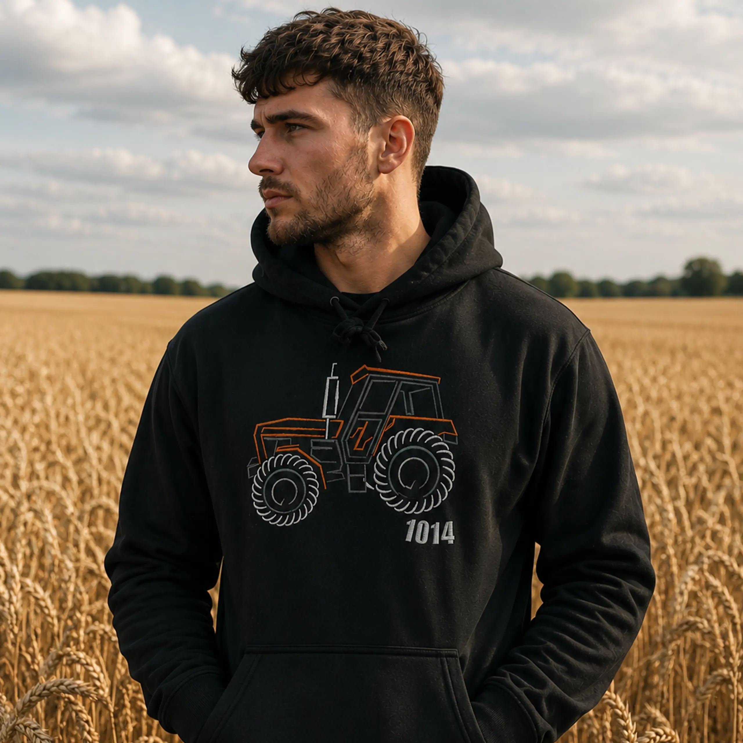 Bluza Ursus 1014 z haftem – ikona polskiego rolnictwa na co dzień